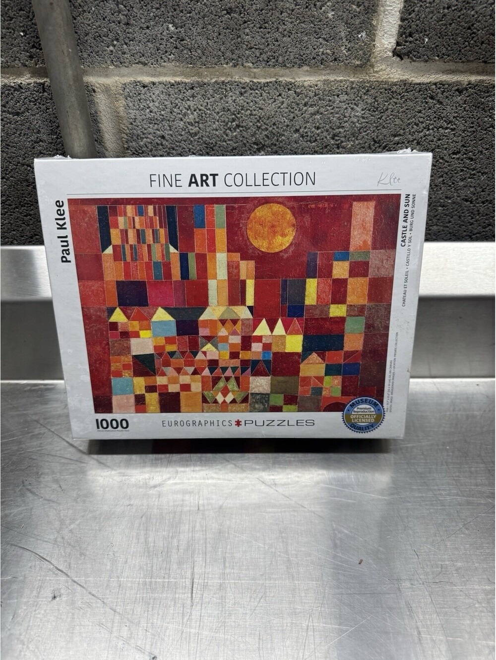 Eurographics Puzzle Castle and Sun -  Paul Klee Fine Art 1000 Pieces NEW SEALED